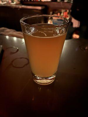 Mango Hef on draught from Garage Brewing