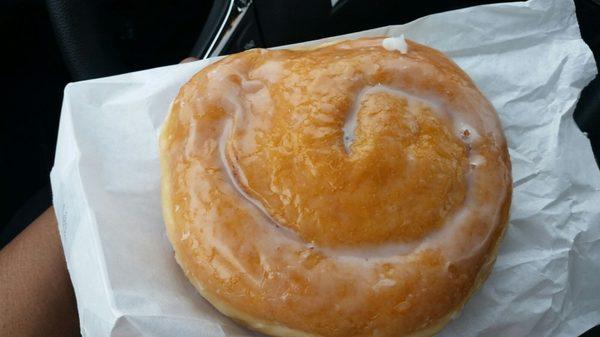 My super cinnamon glazed donut. Hoodoggie!