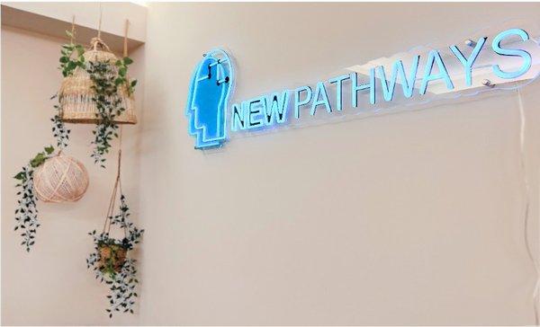 New Pathways sign