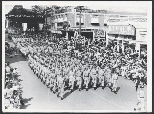 Battle of Flowers Parade, 1948. 32nd Medical Brigade