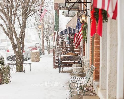 Nothing better than a little snow for Christmas in the Village - 2013!