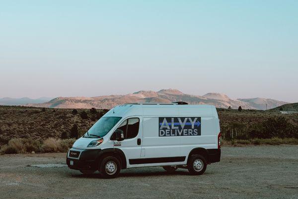 Alvy Delivers Van Servicing Southern California