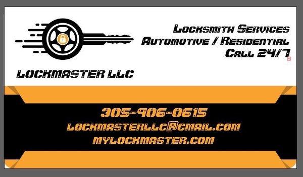 Locksmith Business Card