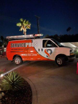 Service Pros providing excellent service 24/7