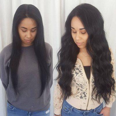 Natural Beaded Rows extensions will change your life! They add length and volume without any messy glues, or sticky tabs.