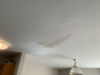 kitchenette ceiling, 2nd flood in 1 yr lease