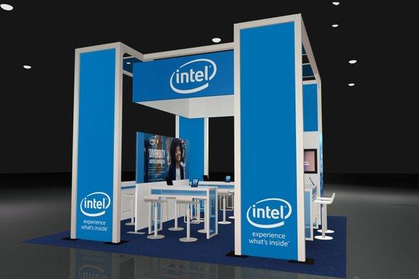 Intel Corporate Display Booth