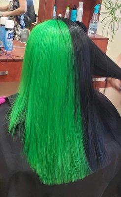 Green and Black!