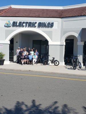 Large group ride to downtown