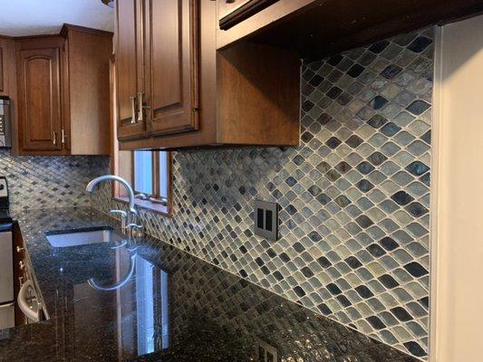 Glass Mosaic Backsplash