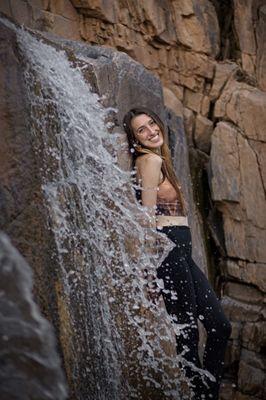 Waterfall portrait at Dominguez Canyon