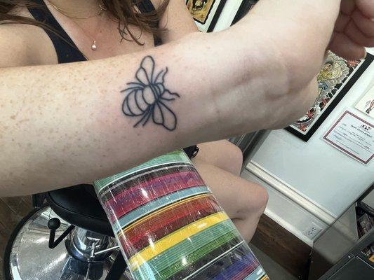 Bee tattoo