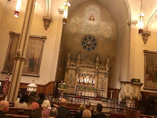 5 October 2018 -- inside Trinity Ohio City Church