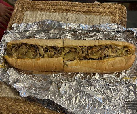 Huge cheesesteak