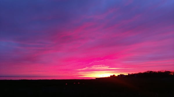 Sunsets are best viewed from your porch with a glass of scotch...