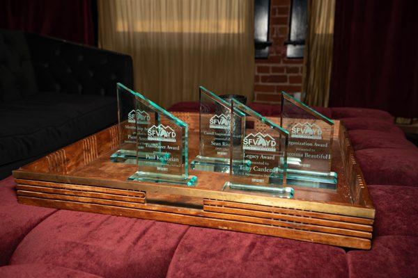 Union engraved acrylic awards