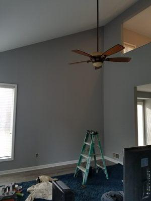 Ceiling, Walls and trim (After)