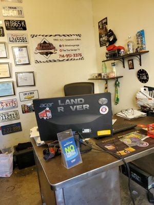 Office of "the tire garage & auto repair"