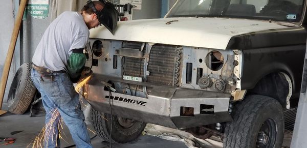 I'm building a front off-road bumper for a 88 ford bronco