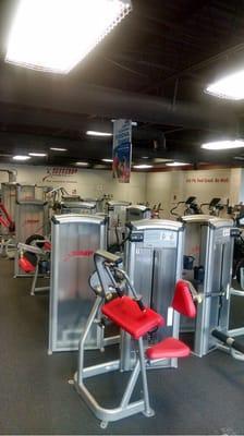 Full line of premium Cybex strength equipment