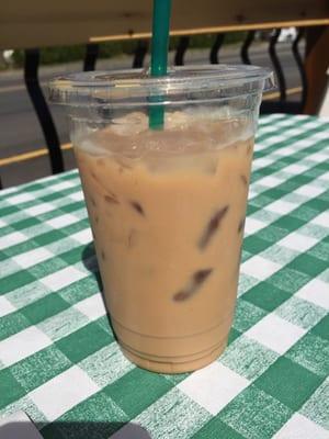 Delicious iced white mocha!