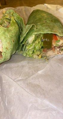 Chicken breast wrap