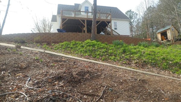 We build retaining walls