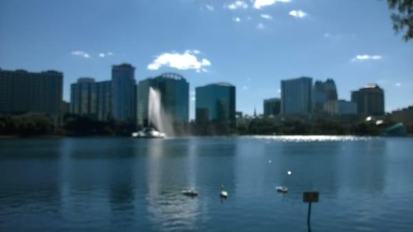 View downtown Orlando