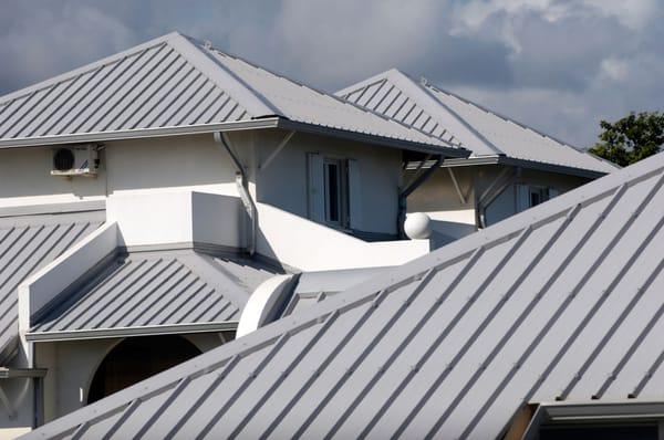 Stylish metal roofing fits any high end home