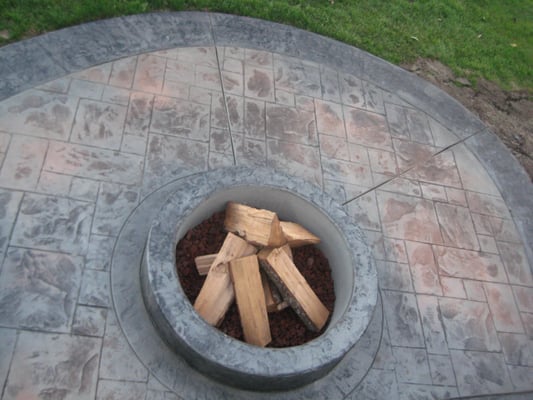 stamp concrete patio