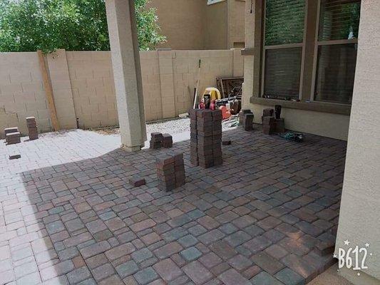 Pavers work