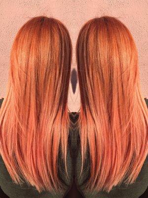 Copper to rose gold