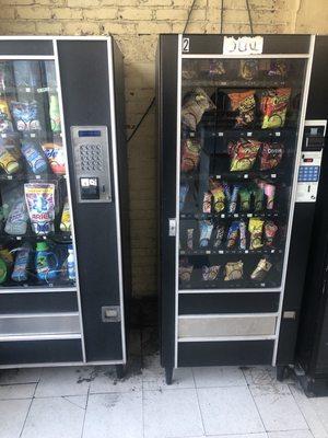 Soap and snack vending