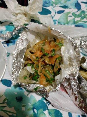 Fue así el cebollal en los tacos de mi esposo