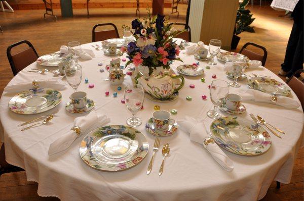 Spring tea is held annually in the IHMAC gallery.