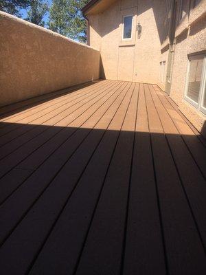 New composite decking makeover.