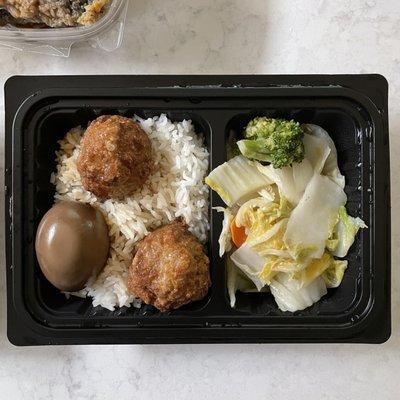 Pork Meatball Lunch Box