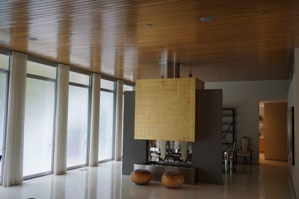 Fruitwood Stained Doug Fir Ceilings_ Pittenger Residence, Los Angeles, CA