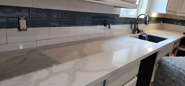 Countertop and backsplash