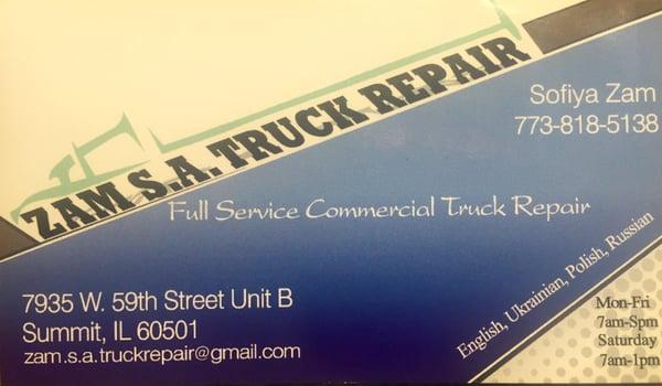 Derma Truck Repair