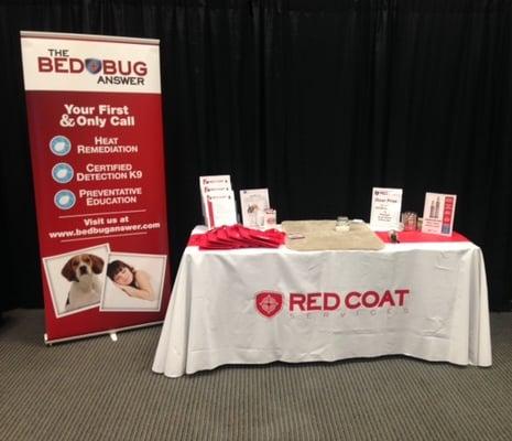 Red Coat's Booth @ HotelFest 2016 Atlanta, GA.