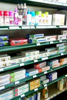 We sell toothpaste, hair products and other daily needed items