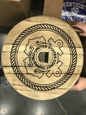 Personalized Laser etched barrel heads