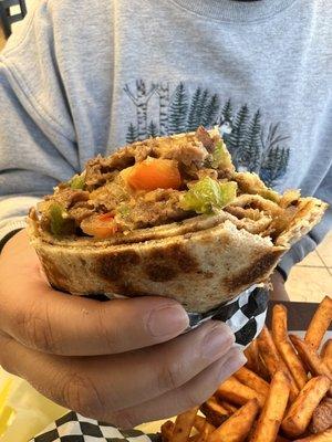 Steak Chipati Wrap