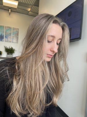 Blonde balayage