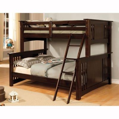 Wood bunk bed