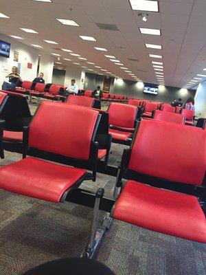 The big waiting area for jury duty.  New chairs and it was really clean.