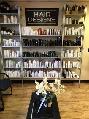 Logo Design & Acrylic Indoor Sign for Hair Designs of Wilmington