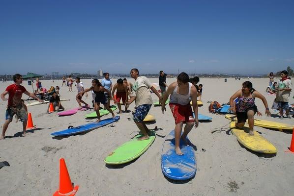 private group surf instruction