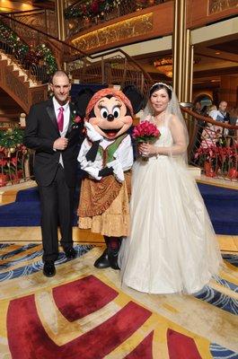 We got married on Disney Cruise